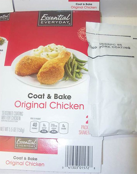 Gilster - Mary Lee Corp. Issues a Recall For Undeclared Milk Allergen in Essential Everyday® Chicken Coating